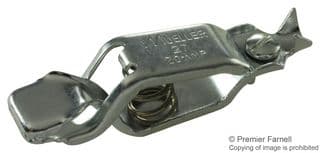BU-27 - MUELLER ELECTRIC - BU-27 - Test Clip, Steel, Zinc Plated, 16 mm, 20 A