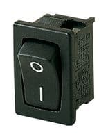 01834.6103-00 - MARQUARDT - 01834.6103-00 - Rocker Switch, DPDT, Non Illuminated, Panel Mount, Black, 1830 Series