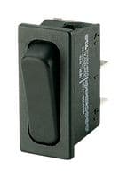 01831.3312-02 - MARQUARDT - 01831.3312-02 - Rocker Switch, On-Off, SPST, Non Illuminated, Panel Mount, Black, 1830 Series