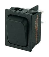 01834.1102-00 - MARQUARDT - 01834.1102-00 - Rocker Switch, DPDT, Non Illuminated, Panel Mount, Black, 1830 Series
