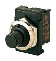 01843.1201-01 - MARQUARDT - 01843.1201-01 - Pushbutton Switch, 1840 Series, 12 mm, SPDT, Momentary, Round, Black