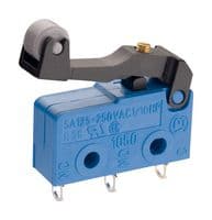 01050.7702-00 - MARQUARDT - 01050.7702-00 - Microswitch, Subminiature, Roller Lever, SPDT, Solder, 5 A