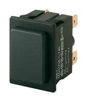 01661.0101-00 - MARQUARDT - 01661.0101-00 - Industrial Pushbutton Switch, 1660 Series, DPST-NO, Rectangular, Black