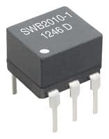 SWB2010-PCL - COILCRAFT - SWB2010-PCL - RF Transformer, Wideband, 5 Pin, 0.005 - 100 MHz, 1:1, 250 mA, Through Hole, SWB Series