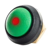 48-1-RB-R-GR-B - ITW SWITCHES - 48-1-RB-R-GR-B - Industrial Pushbutton Switch, Miniature, 48-EM Series, 13.6 mm, SPST-NO-DB, Momentary, Round Domed