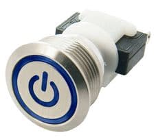 H48M-113B/4044 - ITW SWITCHES - H48M-113B/4044 - Industrial Pushbutton Switch, H48M Series, 19.5 mm, SPDT-DB, Momentary, Round, Natural