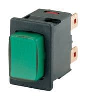 01687.1104-02 - MARQUARDT - 01687.1104-02 - Pushbutton Switch, 1683 Series, DPST, On-Off, Rectangular, Green