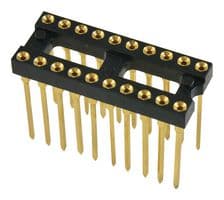 123-13-320-41-001000 . - MILL-MAX - 123-13-320-41-001000 . - IC & Component Socket, 20 Contacts, DIP Socket, 2.54 mm, 123, 7.62 mm, Beryllium Copper