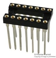 123-93-314-41-001000 . - MILL-MAX - 123-93-314-41-001000 . - IC & Component Socket, 14 Contacts, DIP Socket, 2.54 mm, 123, 7.62 mm, Beryllium Copper