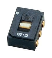 CAS-220TA - NIDEC COMPONENTS - CAS-220TA - Slide Switch, DPDT, On-On, Surface Mount, CAS Series, 100 mA