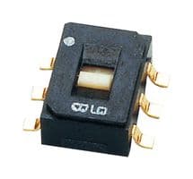CAS-220TB - NIDEC COMPONENTS - CAS-220TB - Slide Switch, DPDT, On-On, Surface Mount, CAS Series, 100 mA