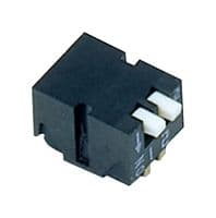 CHP-021TA - NIDEC COMPONENTS - CHP-021TA - DIP / SIP Switch, 2 Circuits, Piano Key, Surface Mount, SPST, 6 V, 100 mA