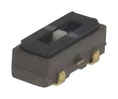 CJS-1201TA - NIDEC COMPONENTS - CJS-1201TA - Slide Switch, SPDT, On-On, Surface Mount, CJS Series, 100 mA