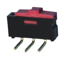 CL-SA-12C4-22 - NIDEC COMPONENTS - CL-SA-12C4-22 - Slide Switch, SPDT, Through Hole, CL-SA Series, 500 mA