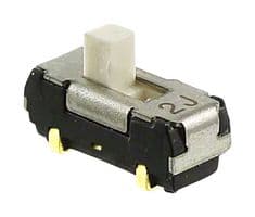 CL-SB-12A-02T - NIDEC COMPONENTS - CL-SB-12A-02T - Slide Switch, SPDT, Surface Mount, CL-SB Series, 200 mA