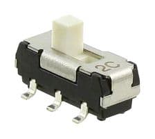 CL-SB-22B-01T - NIDEC COMPONENTS - CL-SB-22B-01T - Slide Switch, DPDT, Surface Mount, CL-SB Series, 200 mA
