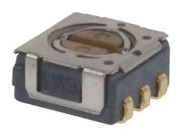 CS-4-12XTA - NIDEC COMPONENTS - CS-4-12XTA - Rotary Switch, SMD, 2 Position, 1 Pole, 90 °, 100 mA, 16 V, CS-4 Series