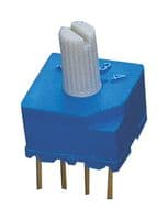 S-2150 - NIDEC COMPONENTS - S-2150 - Rotary Switch, Through Hole, 4 Position, 1 Pole, 36 °, S-2050 Series