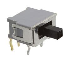 AS1E-5M-10-Z - NIDEC COMPONENTS - AS1E-5M-10-Z - Slide Switch, Hyper-Miniature, SPDT, On-Off-On, Through Hole, AS Series, 50 mA, 48 V