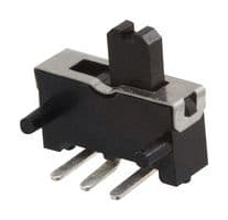 MFS101D-6-Z - NIDEC COMPONENTS - MFS101D-6-Z - Slide Switch, Sub-Miniature, SPDT, On-On, Through Hole, MFS Series, 300 mA