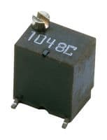 ST-5ETW102 - NIDEC COMPONENTS - ST-5ETW102 - Trimmer, Multi Turn, RuO2 Cermet, Top Adjust, 1 kohm, Surface Mount, 14 Turns