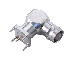 85_BNC-50-0-1/133_NE - HUBER+SUHNER - 85_BNC-50-0-1/133_NE - RF / Coaxial Connector, BNC Coaxial, Right Angle Jack, Through Hole Right Angle, 50 ohm