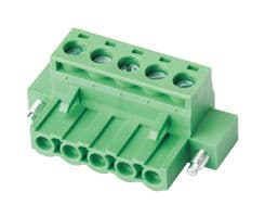 20.950MF/2-E - IMO PRECISION CONTROLS - 20.950MF/2-E - Pluggable Terminal Block, 5 mm, 2 Ways, 28 AWG, 14 AWG, 2.5 mm², Screw