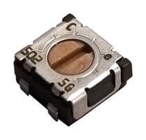 ST-4ETA101 - NIDEC COMPONENTS - ST-4ETA101 - Trimmer, Single Turn, RuO2 Cermet, Top Adjust, 100 ohm, Surface Mount, 1 Turns