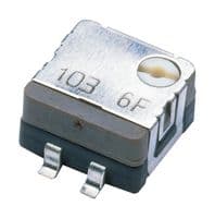 ST-7ETB203 - NIDEC COMPONENTS - ST-7ETB203 - Trimmer, Multi Turn, RuO2 Cermet, Top Adjust, 20 kohm, Surface Mount, 3 Turns