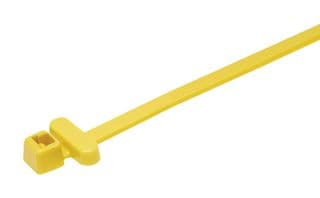 111-01638 T50RFIDCLA - HELLERMANNTYTON - 111-01638 T50RFIDCLA - Cable Tie, RFID Low Frequency, 125 kHz, Read Only, Nylon 6.6 (Polyamide 6.6), Yellow, 200 mm