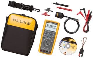 FLUKE 287/FVF/EUR - FLUKE - FLUKE 287/FVF/EUR - Handheld Digital Multimeter, With Forms Software & Cable, True RMS