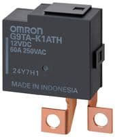 G9TA-K1ATH DC12 - OMRON ELECTRONIC COMPONENTS - G9TA-K1ATH DC12 - Power Relay, SPST-NO, 12 VDC, 60 A, G9TA Series, Bracket, Latching Dual Coil