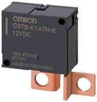 G9TB-K1ATH-E DC12 - OMRON ELECTRONIC COMPONENTS - G9TB-K1ATH-E DC12 - Power Relay, SPST-NO, 12 VDC, 120 A, G9TB Series, Bracket, Latching Dual Coil