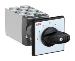 1SCA126590R1001 - ABB - 1SCA126590R1001 - Rotary Switch, 5 Position, 2 Pole, 30 °, 25 A, 400 V, OC25 Series