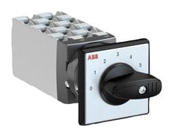1SCA126603R1001 - ABB - 1SCA126603R1001 - Rotary Switch, 6 Position, 2 Pole, 30 °, 25 A, 400 V, OC25 Series