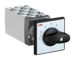 1SCA126607R1001 - ABB - 1SCA126607R1001 - Rotary Switch, 5 Position, 2 Pole, 30 °, 25 A, 400 V, OC25 Series