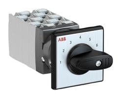 1SCA126617R1001 - ABB - 1SCA126617R1001 - Rotary Switch, 8 Position, 1 Pole, 30 °, 25 A, 400 V, OC25 Series