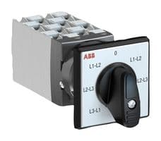 1SCA126664R1001 - ABB - 1SCA126664R1001 - Rotary Switch, 7 Position, 6 Pole, 45 °, 25 A, 400 V, OC25 Series
