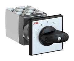 1SCA126606R1001 - ABB - 1SCA126606R1001 - Rotary Switch, 5 Position, 1 Pole, 30 °, 25 A, 400 V, OC25 Series