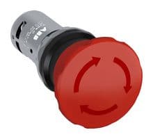 1SFA619550R1071 - ABB - 1SFA619550R1071 - Emergency Stop Switch, SPST-NO, SPST-NC, Twist to Release, Screw, 1.5 A, 127 V