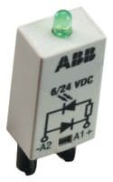 1SVR405654R0000 - ABB - 1SVR405654R0000 - Relay Accessory, Pluggable Function Module, ABB CR-P & CR-M Series Relay Sockets, CR-P/M Series