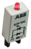 1SVR405654R0100 - ABB - 1SVR405654R0100 - Relay Accessory, Pluggable Function Module, ABB CR-P & CR-M Series Relay Sockets, CR-P/M Series