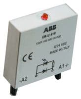 1SVR405662R0000 - ABB - 1SVR405662R0000 - Relay Accessory, Pluggable Diode & LED Module, ABB CR-U Series Relay Sockets, CR-U Series
