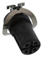 MSAS-05PFFT-EE0001 - AMPHENOL LTW - MSAS-05PFFT-EE0001 - Sensor Connector, M Series, M12, Female, 5 Positions, PCB Socket, Straight Panel Mount
