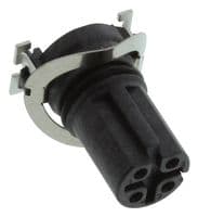 MSDS-04PFFT-EE0001 - AMPHENOL LTW - MSDS-04PFFT-EE0001 - Sensor Connector, M Series, M12, Female, 4 Positions, PCB Socket, Straight Panel Mount