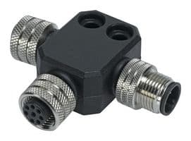 120068-8009 - MOLEX - 120068-8009 - Sensor Splitter, BRAD Micro-Change, T - Style, Cable Mount, 5 Position M12 Receptacle