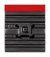 151-01527 FMB4APT-I-PA66HS-BK - HELLERMANNTYTON - 151-01527 FMB4APT-I-PA66HS-BK - Cable Tie Mount, FlexTack, Adhesive, Black, Nylon 6.6 (Polyamide 6.6), 28 mm, 28 mm