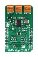 MIKROE-3000 - MIKROELEKTRONIKA - MIKROE-3000 - Add-On Board, H-Bridge 2 Click Board, Motor Driver, 15V, 1.2A, MikroBUS
