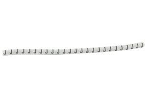 901-11033 HGBC1-3WH J - HELLERMANNTYTON - 901-11033 HGBC1-3WH J - Wire Marker, Helagrip, Slide On, Chevron Cut, Pre Printed, J, Black, White, 3.5mm, 3 mm