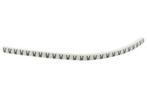901-11046 HGBC1-3WH W - HELLERMANNTYTON - 901-11046 HGBC1-3WH W - Wire Marker, Helagrip, Slide On, Chevron Cut, Pre Printed, W, Black, White, 3.5mm, 3 mm